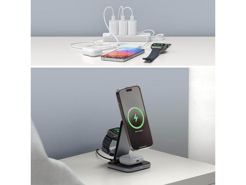 Satechi 3-in-1 Foldable Qi2 Charging Stand