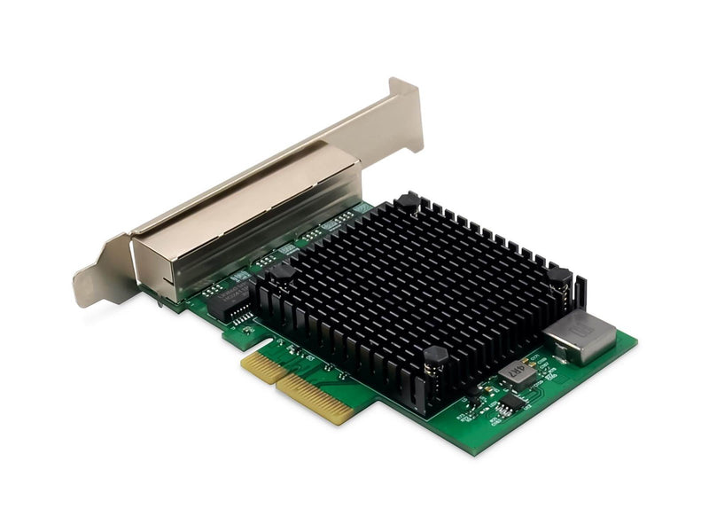DIGITUS DN-10136 4-Port 2.5 Gigabit Ethernet network card RJ45 PCI Express Realtek chipset