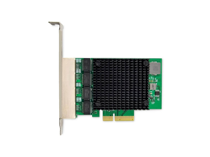 DIGITUS DN-10136 4-Port 2.5 Gigabit Ethernet network card RJ45 PCI Express Realtek chipset
