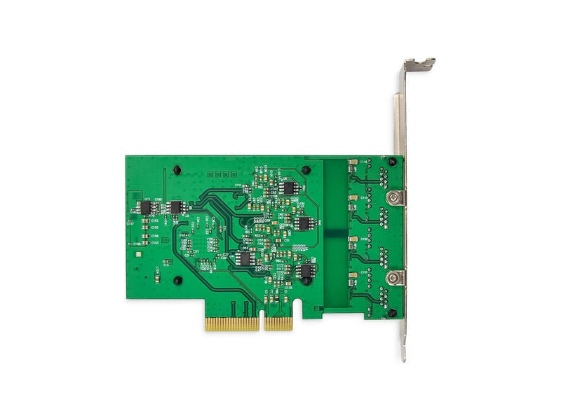 DIGITUS DN-10136 4-Port 2.5 Gigabit Ethernet network card RJ45 PCI Express Realtek chipset