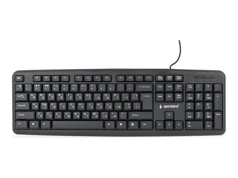 Gembird - keyboard - black Input Device - Tastaturen - Schwarz