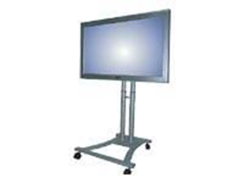 Neomounts LCD Mobil Standfuß Silber 80-120cm hoch 50 kg 70" From 200 x 200 mm