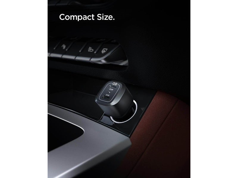 Spigen ArcStation Car Charger PC2200 2-Port/USB-C PD3.0  PPS 45W/USB-C PD3.0 30W PPS 25W/Total 75W