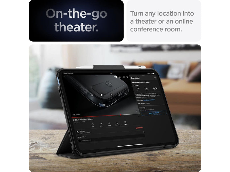 Spigen Rugged Armor Pro - Black - iPad Air 10.9" (2022/2020)/11" 2024/2025