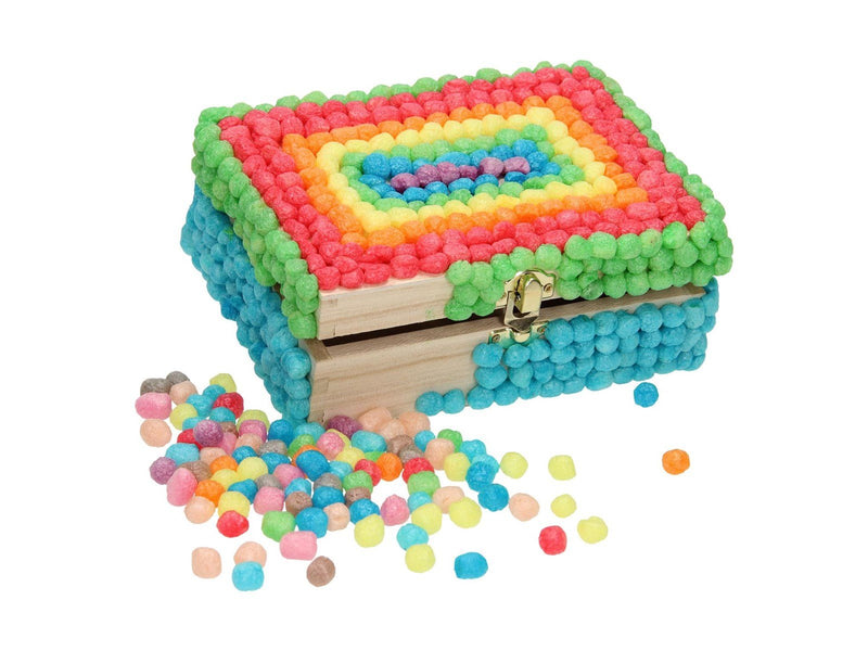 Playwood Wooden Card Box with Flap Lid