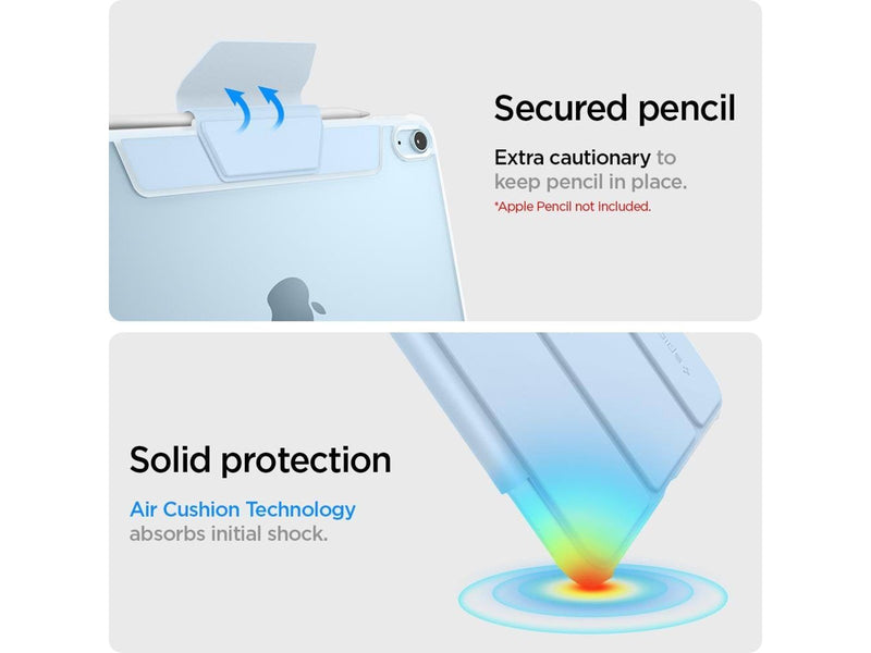 Spigen Ultra Hybrid Pro - Sky Blue - iPad Air 10.9" (2022/2020)/11" 2024/2025