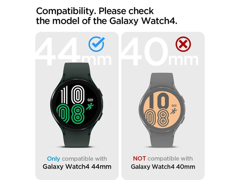 Spigen Liquid Air - matte black - Samsung Galaxy Watch5/Watch4 44mm