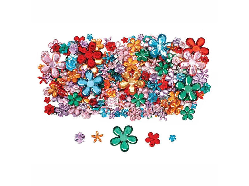 Colorations - Colored Flower Rhinestones 300pcs.