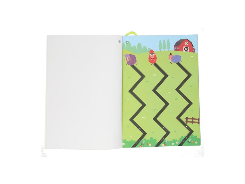 Wins Holland Cutting and Coloring Book with Safe Scissors