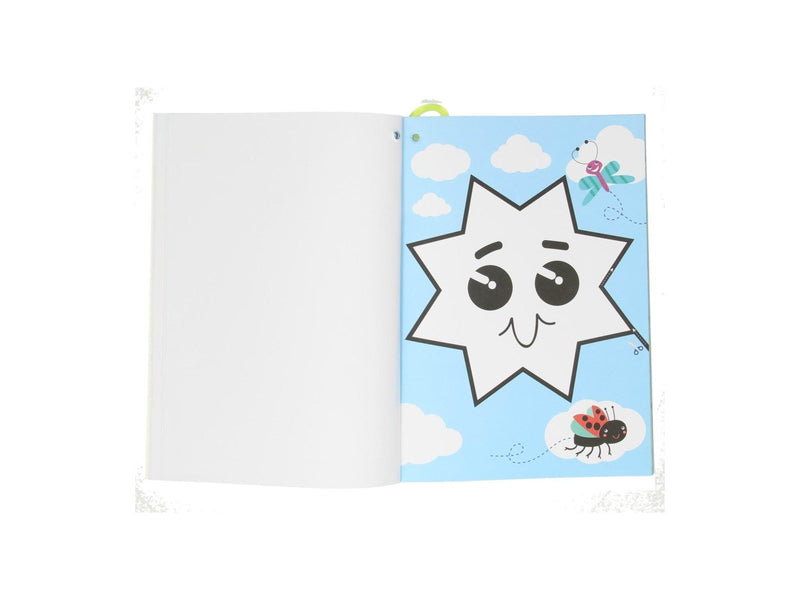 Wins Holland Cutting and Coloring Book with Safe Scissors