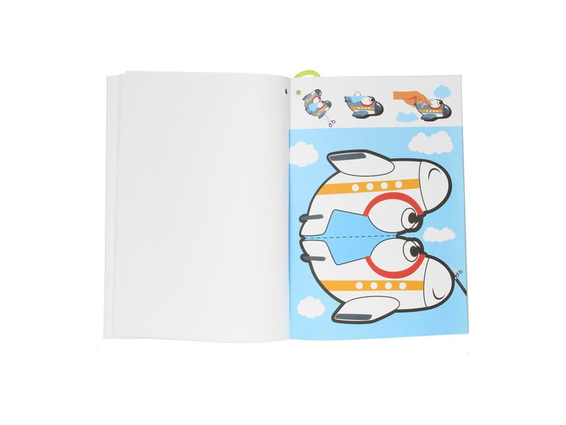 Wins Holland Cutting and Coloring Book with Safe Scissors