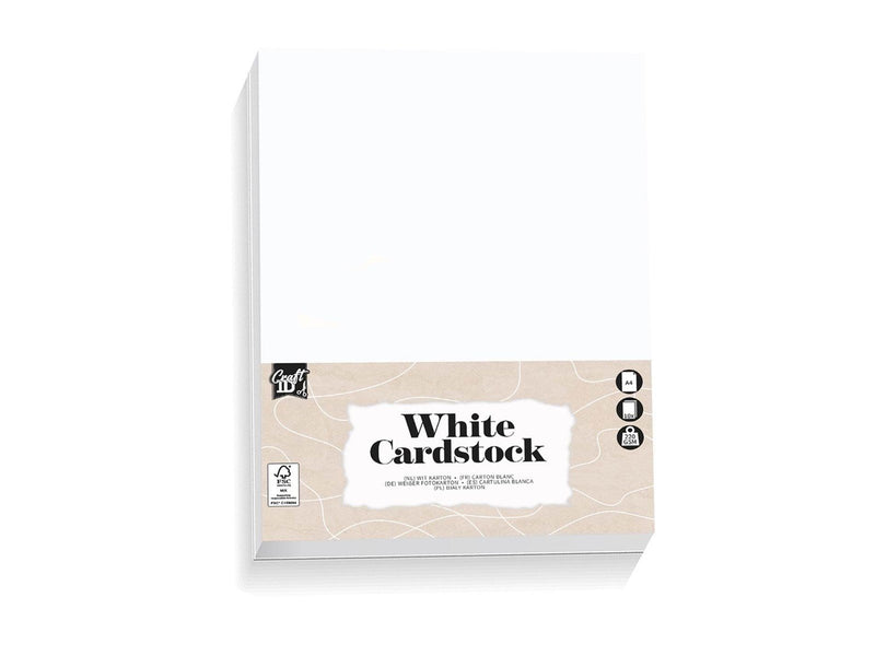 Creative Craft Group Hobby cardboard White A4 10 sheets