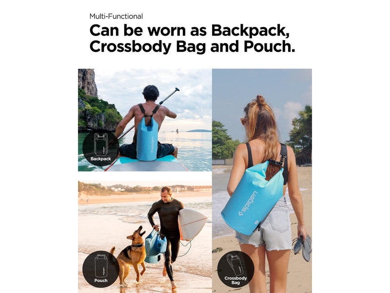 Spigen Aqua Shield WaterProof Dry Bag 20L + 2L A630 - sea blue