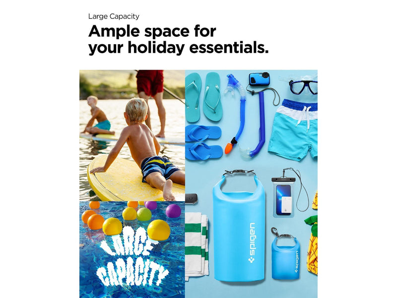 Spigen Aqua Shield WaterProof Dry Bag 20L + 2L A630 - sea blue