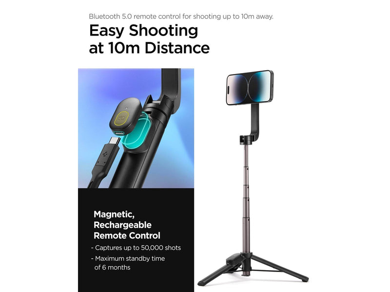Spigen MagSafe Tripod Selfie Stick - black