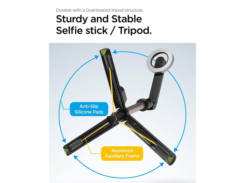 Spigen MagSafe Tripod Selfie Stick - black
