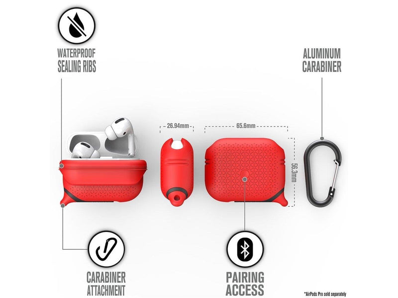 Catalyst Waterproof Premium - red - AirPods Pro