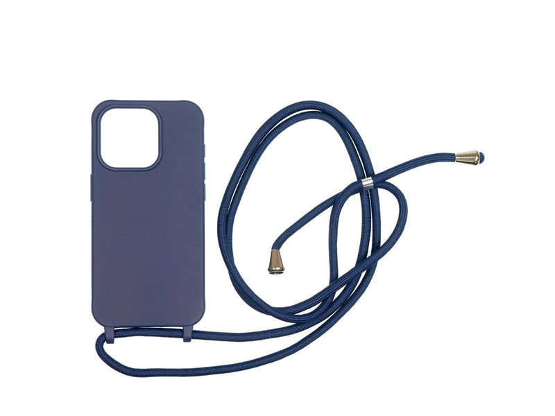 Mobile Origin Lanyard Case - blue - iPhone 15 Pro