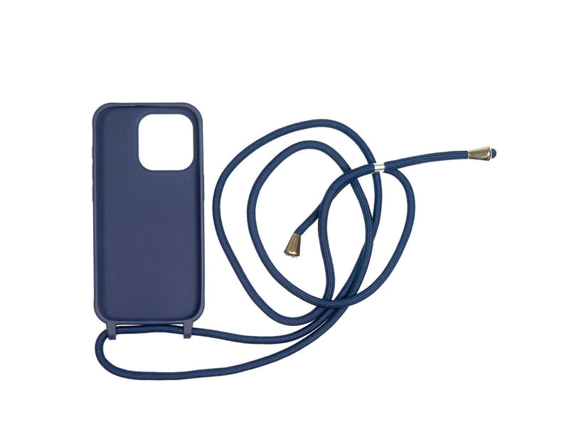Mobile Origin Lanyard Case - blue - iPhone 15 Pro