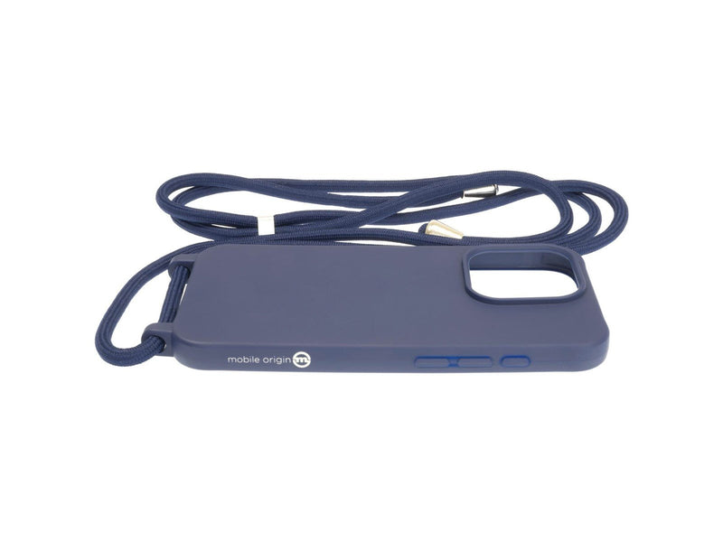 Mobile Origin Lanyard Case - blue - iPhone 15 Pro
