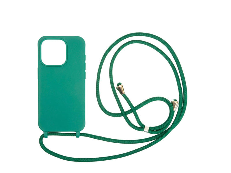 Mobile Origin Lanyard Case - dark green - iPhone 15 Pro