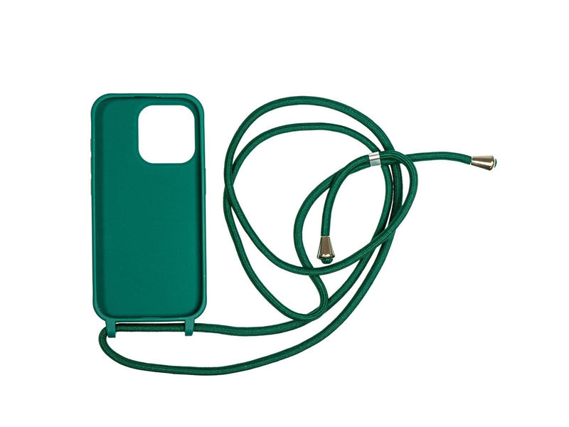 Mobile Origin Lanyard Case - dark green - iPhone 15 Pro
