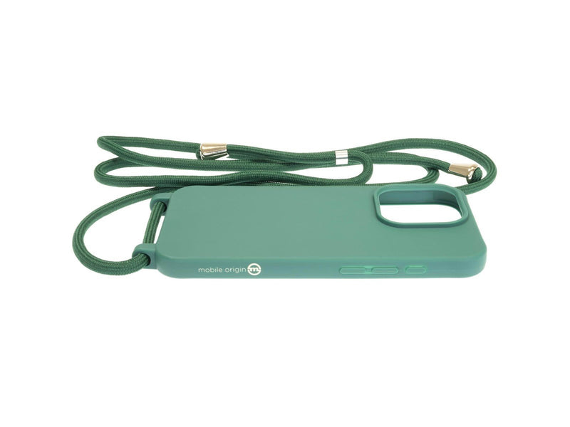 Mobile Origin Lanyard Case - dark green - iPhone 15 Pro