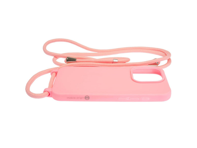 Mobile Origin Lanyard Case - pink - iPhone 15 Pro
