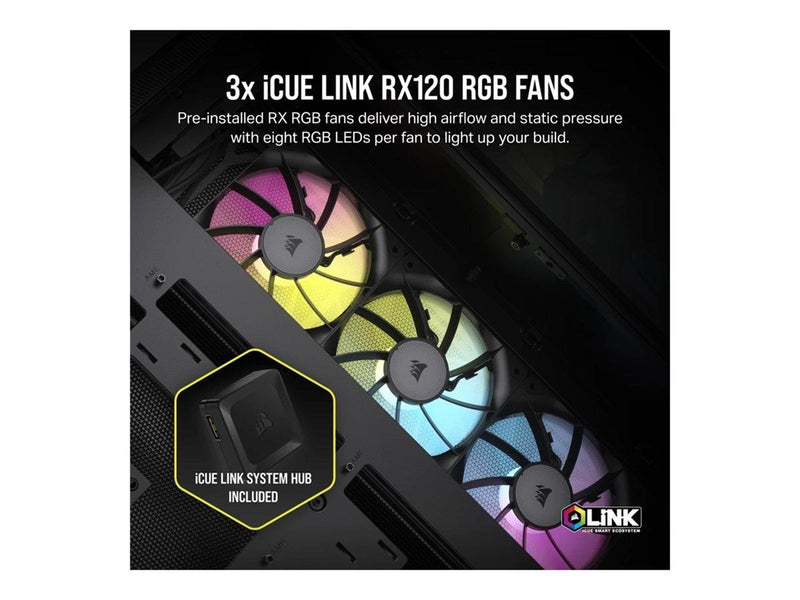 Corsair iCUE LINK 6500X RGB - Gehäuse - Tower - Schwarz