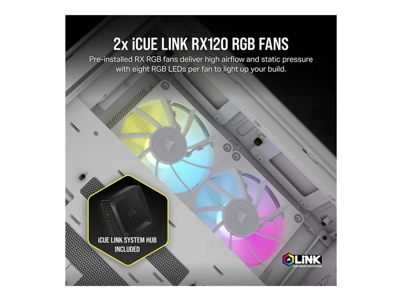 Corsair iCUE LINK 2500X RGB - Gehäuse - Tower - Weiß