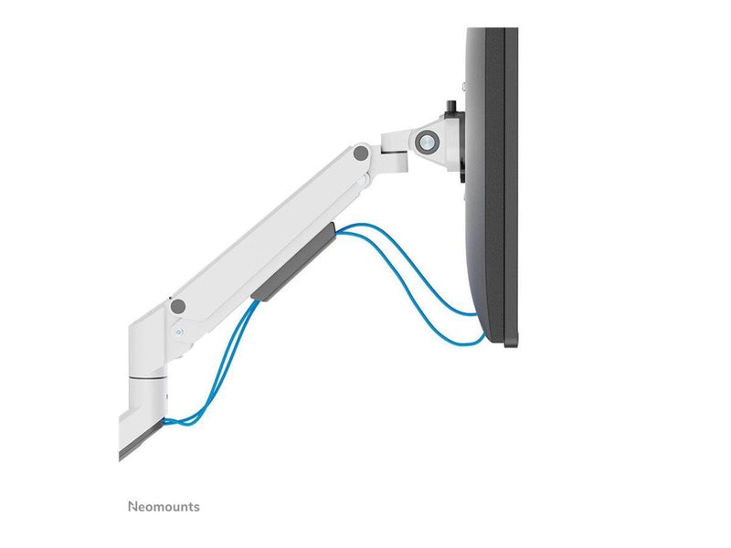 Neomounts NEXT Slim DS70-250WH2 mounting kit - full-motion - for 2 monitors - white