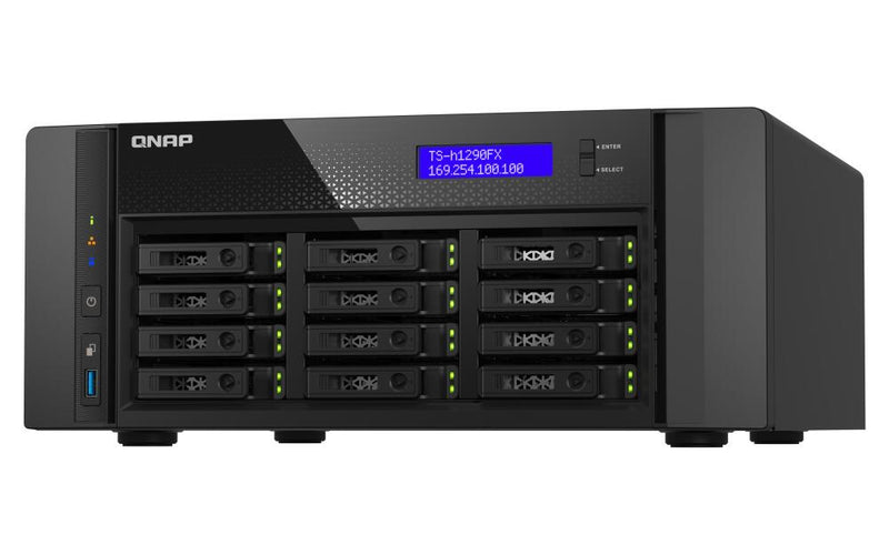 QNAP NAS TS-h1290FX-7302P-128G 12-Bay