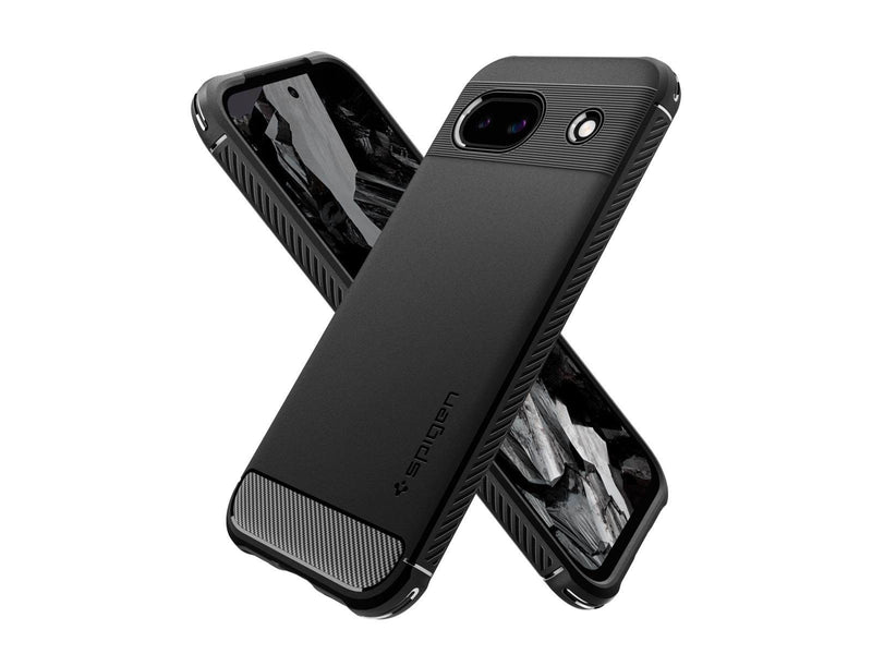 Spigen Rugged Armor - matte black - Google Pixel 8a
