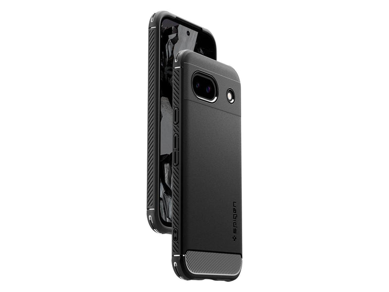 Spigen Rugged Armor - matte black - Google Pixel 8a