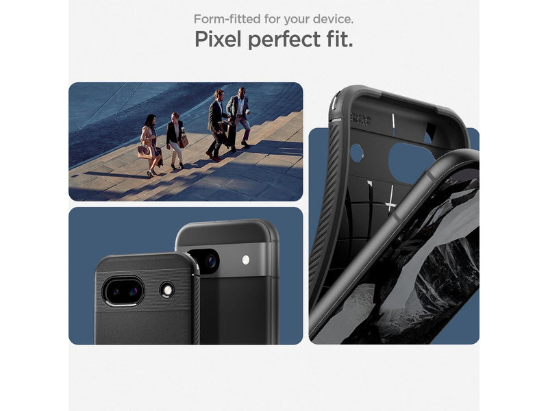 Spigen Rugged Armor - matte black - Google Pixel 8a