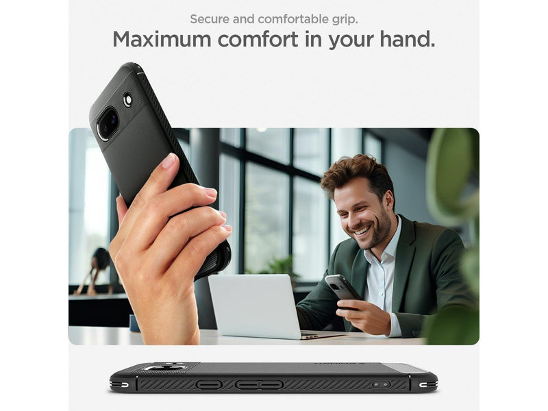 Spigen Rugged Armor - matte black - Google Pixel 8a