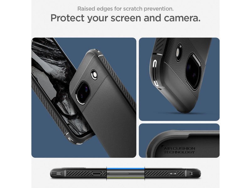 Spigen Rugged Armor - matte black - Google Pixel 8a