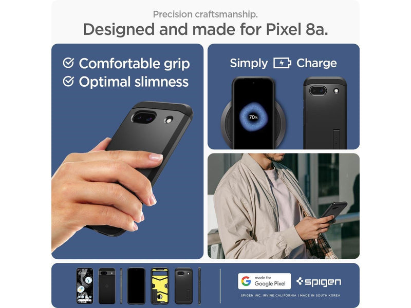 Spigen Tough Armor - black - Google Pixel 8a