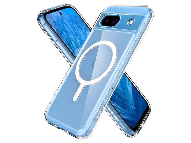 Spigen Ultra Hybrid OneTap Metal Ring MagSafe -  white - Google Pixel 8a