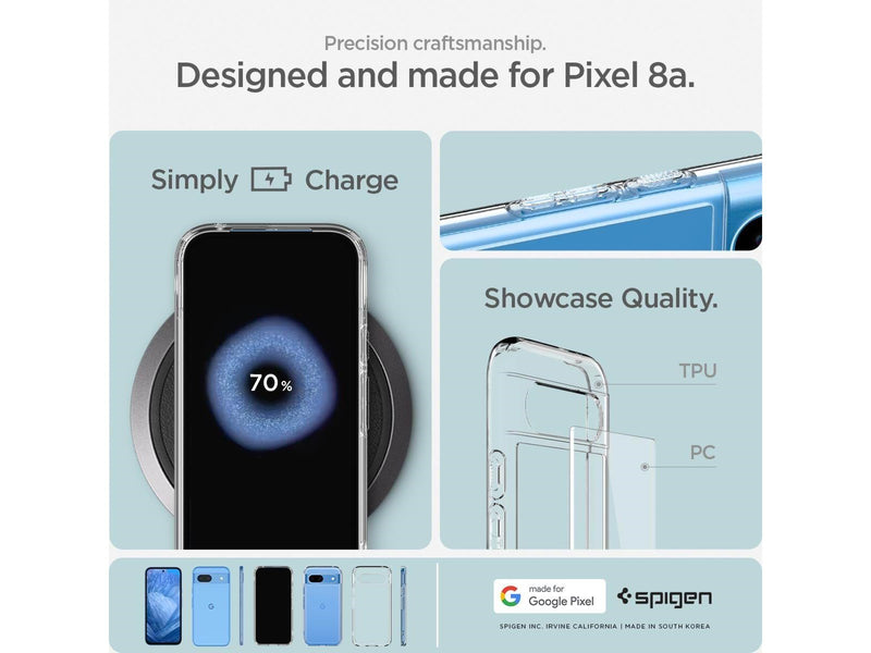 Spigen Ultra Hybrid - crystal clear - Google Pixel 8a