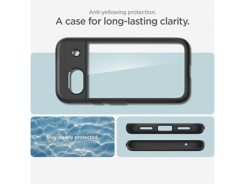 Spigen Ultra Hybrid - matte black - Google Pixel 8a