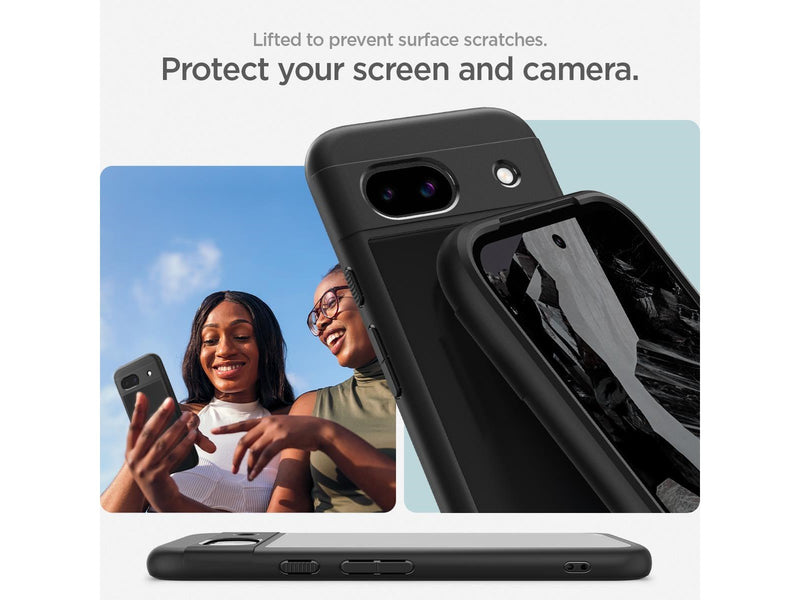Spigen Ultra Hybrid - matte black - Google Pixel 8a
