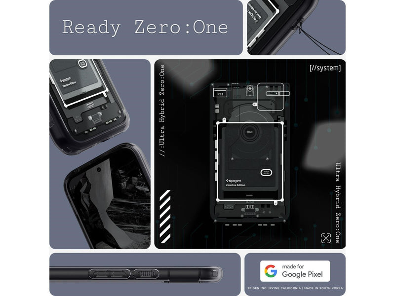Spigen Ultra Hybrid - zero one - Google Pixel 8a