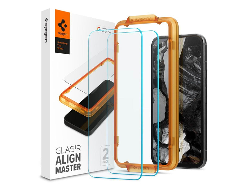 Spigen Glass tR AlignMaster 2 Pack - Google Pixel 8a
