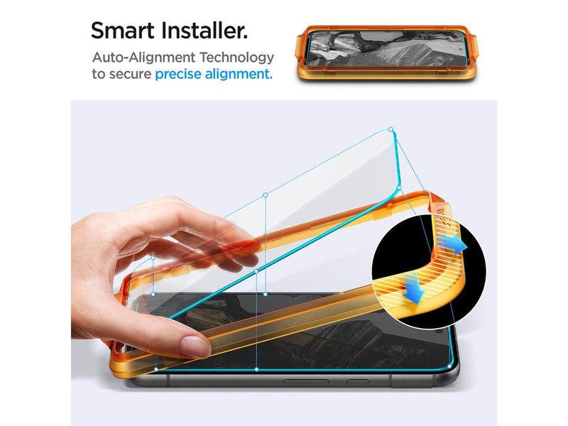 Spigen Glass tR AlignMaster 2 Pack - Google Pixel 8a
