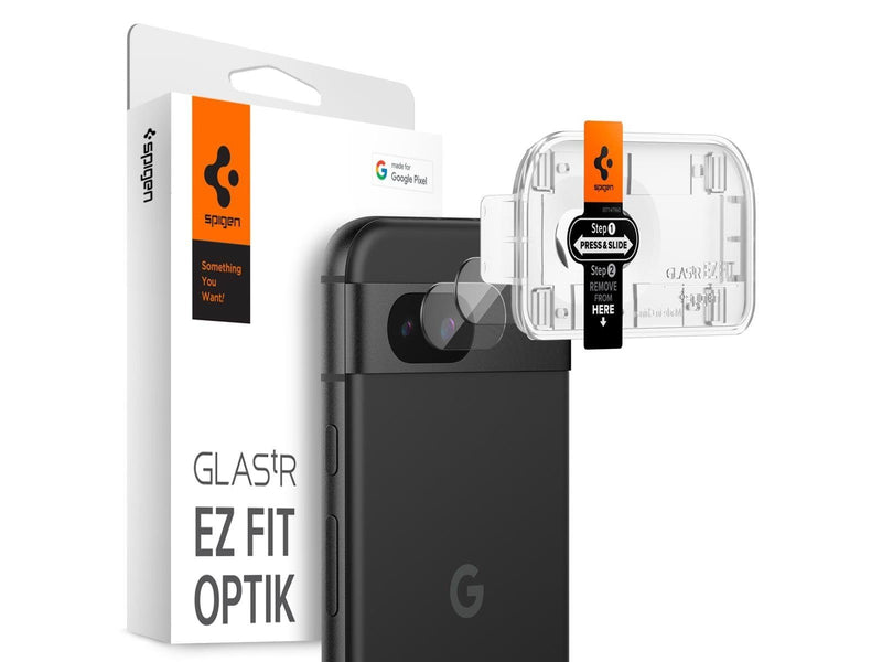 Spigen Glass tR EZ Fit Optik 2 Pack - crystal clear - Google Pixel 8a