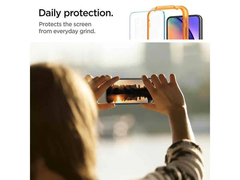 Spigen Glass tR AlignMaster Clear 2 Pack - Samsung Galaxy A54 5G
