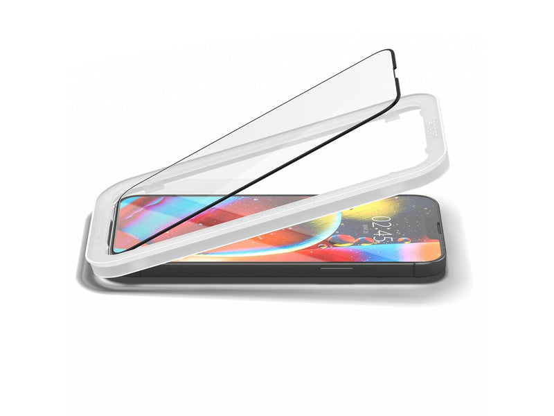 Spigen tR Align Master 2 Pack - FC Black - iPhone 16e/14/13/13 Pro