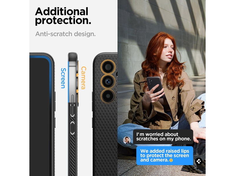 Spigen Liquid Air - black - Samsung Galaxy A54 5G