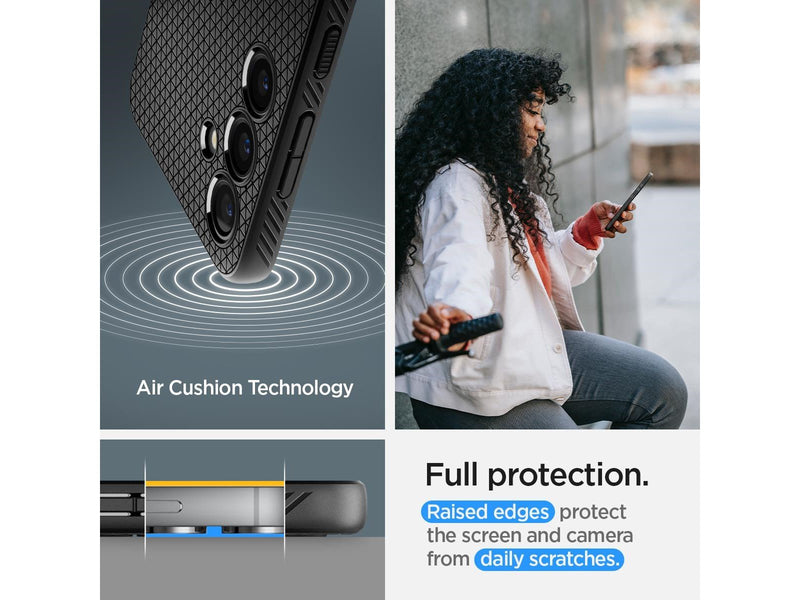 Spigen Liquid Air - matte black - Samsung Galaxy S24+
